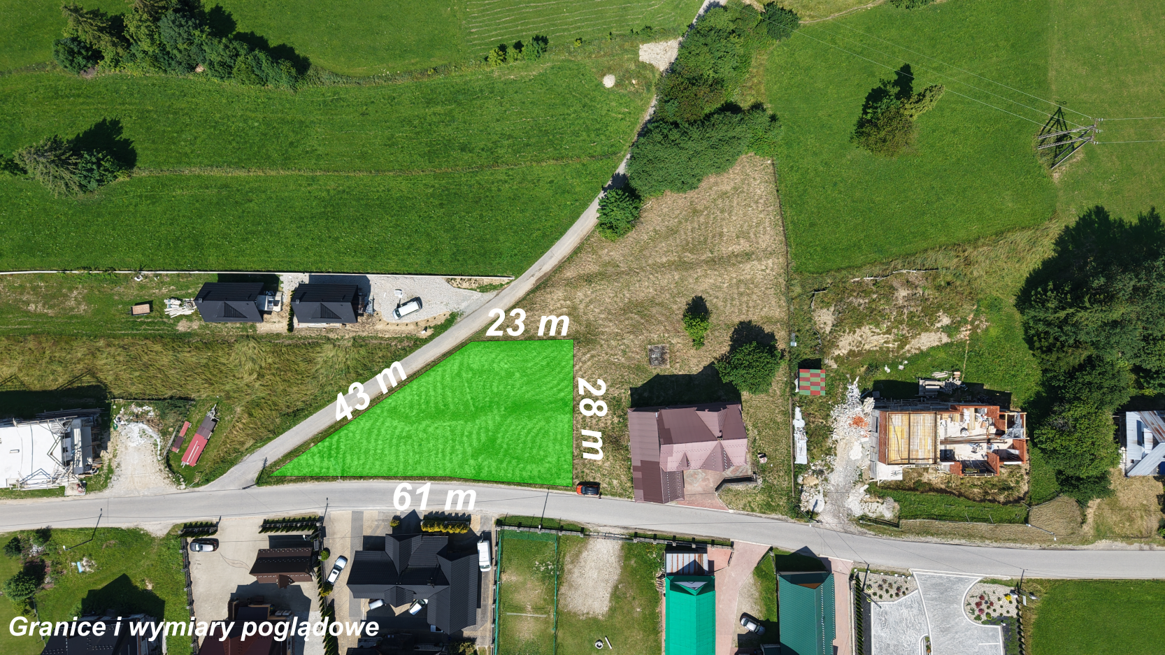 Działka budowlana w Gliczarowie Górnym na Wierchu