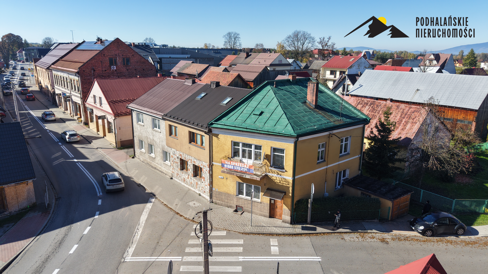 Kamienica w centrum Czarnego Dunajca