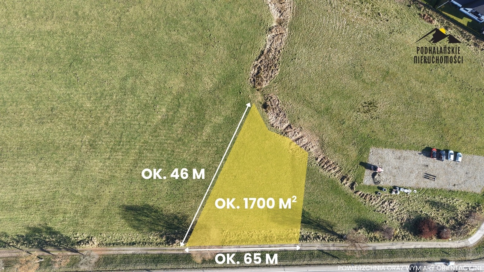 Działka inwestycyjna na Ibisorze w Nowym Targu